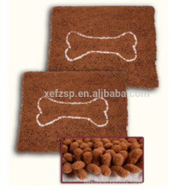 absorbent chenille dog pet food mat